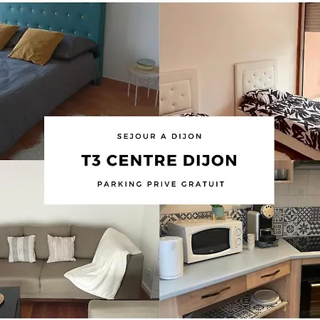 Appartement 2 Chambres Avec Parking Prive Gratuit Dijon Exterior photo